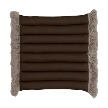 Garden Glory zitkussen met franjes - Beige, beige franje, 38x40 cm - Garden Glory