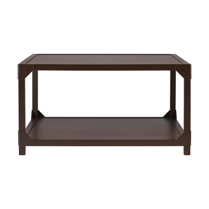 Bleck Salontafel 75x75 cm fineer, Beuk-donkerbruin gebeitst Gärsnäs