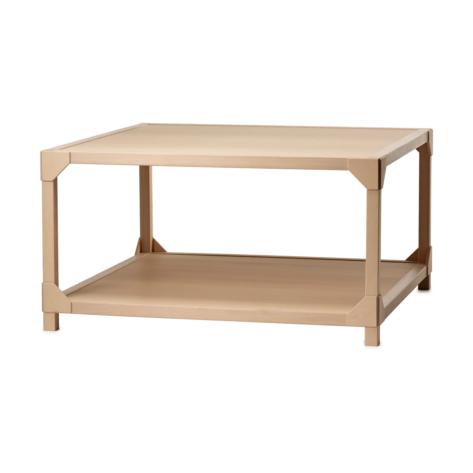 Bleck Salontafel 75x75 cm fineer, Beuk-natural Gärsnäs