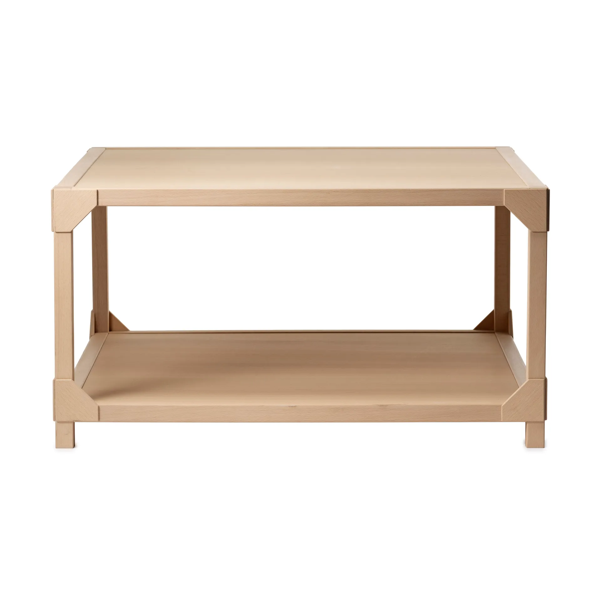 Bleck Salontafel 75x75 cm fineer, Beuk-natural Gärsnäs