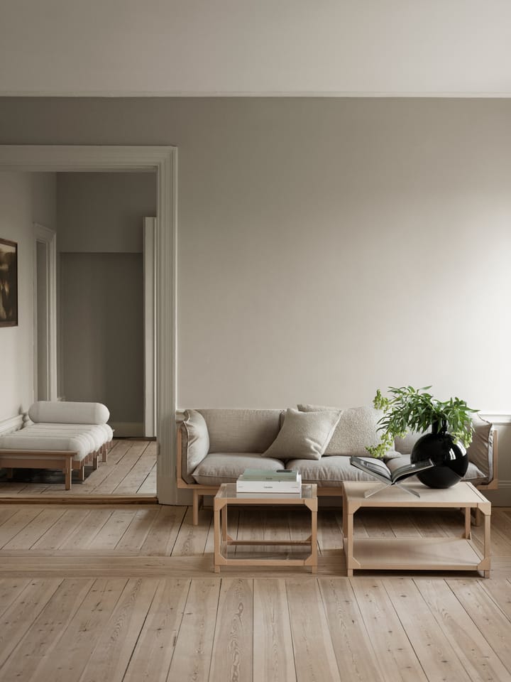 Bleck Salontafel 75x75 cm fineer, Beuk-natural Gärsnäs