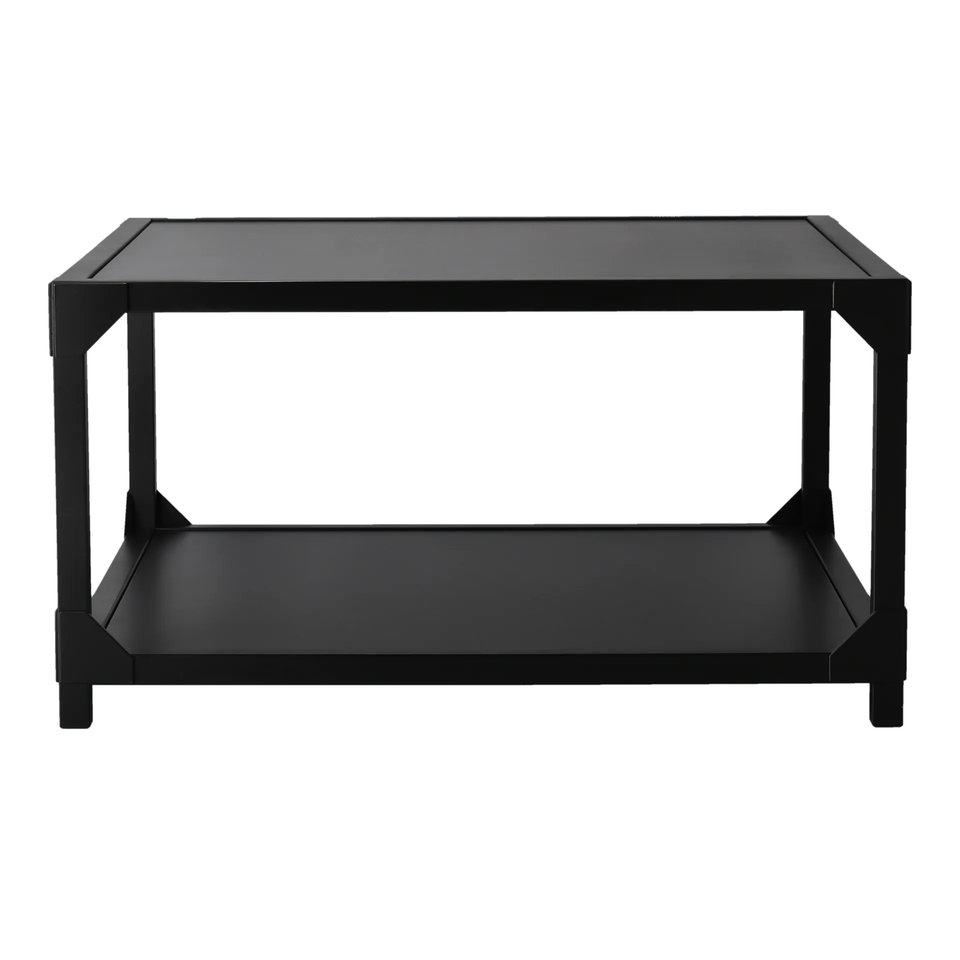Bleck Salontafel 75x75 cm fineer, Beuk-zwarte beits Gärsnäs