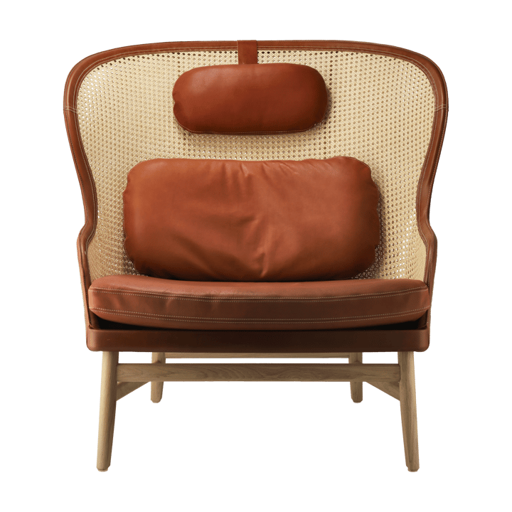 Dandy fauteuil - Eiken-natural-Tärnsjö leer cognac - Gärsnäs