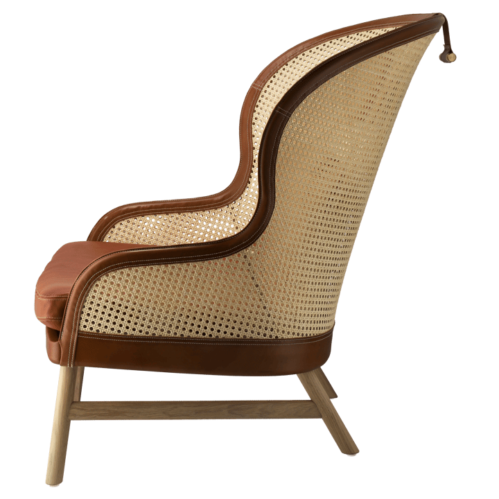Dandy fauteuil, Eiken-natural-Tärnsjö leer cognac Gärsnäs