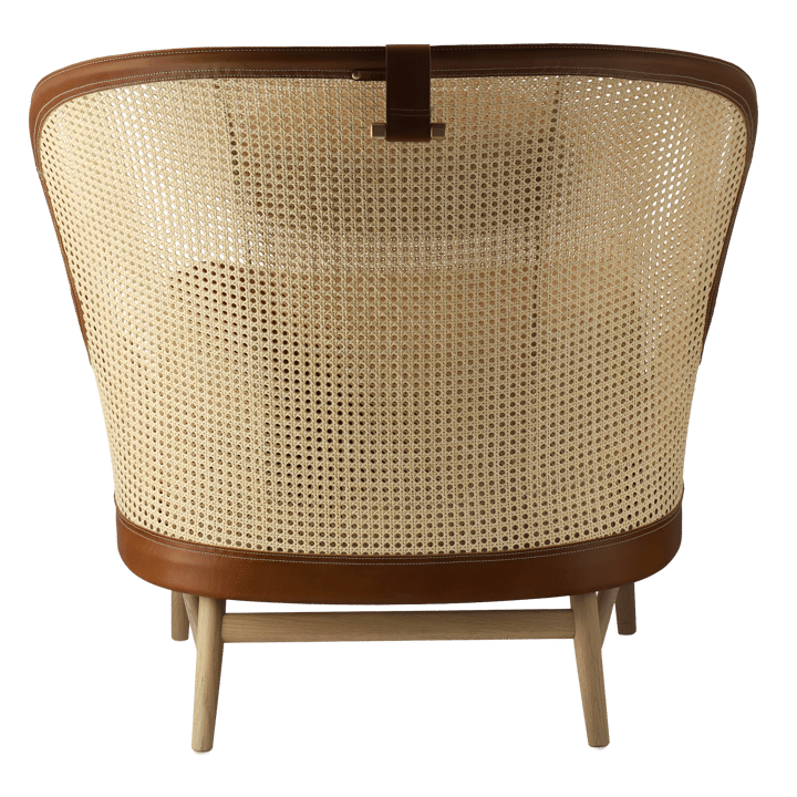 Dandy fauteuil, Eiken-natural-Tärnsjö leer cognac Gärsnäs