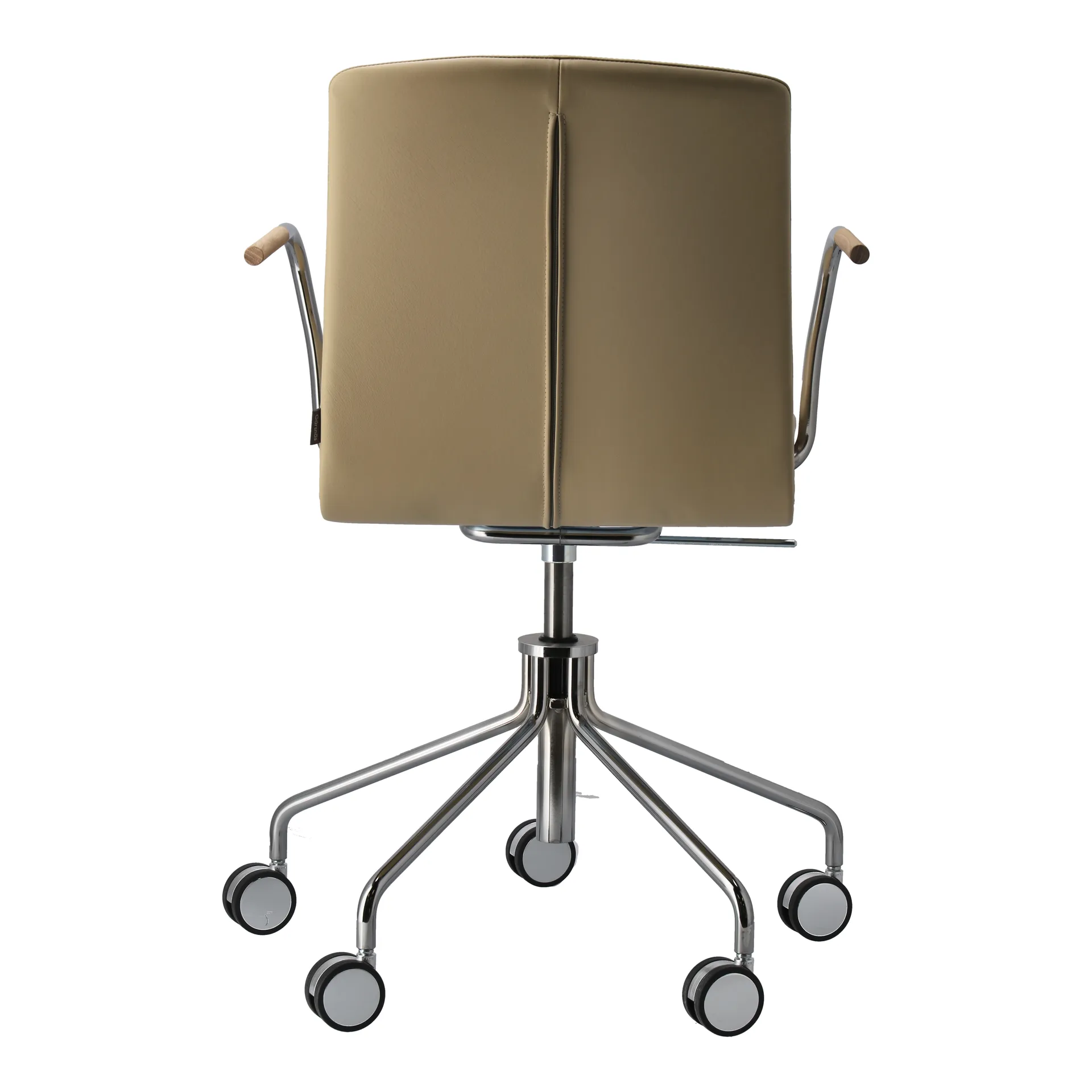 Day armstoel draaibaar chroom, Eiken-natural-H&S-elmosoft 02119 Gärsnäs