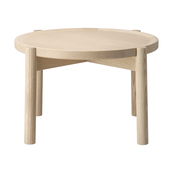 Elna salontafel, Essenhout-white-Ø40 cm Gärsnäs