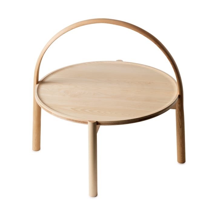 Elna salontafel - Essenhout-white-Ø60 cm m. beugel - Gärsnäs