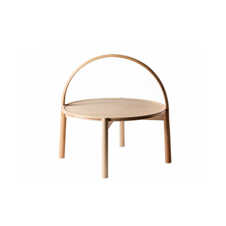 Elna salontafel, Essenhout-white-Ø60 cm m. beugel Gärsnäs