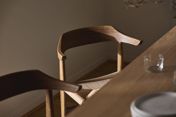 Hedda armstoel, Eiken-black-papierkoord natuur Gärsnäs