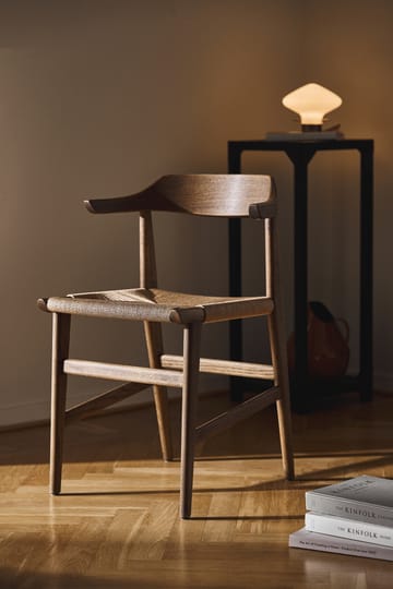 Hedda armstoel - Eiken-black-papierkoord natuur - Gärsnäs