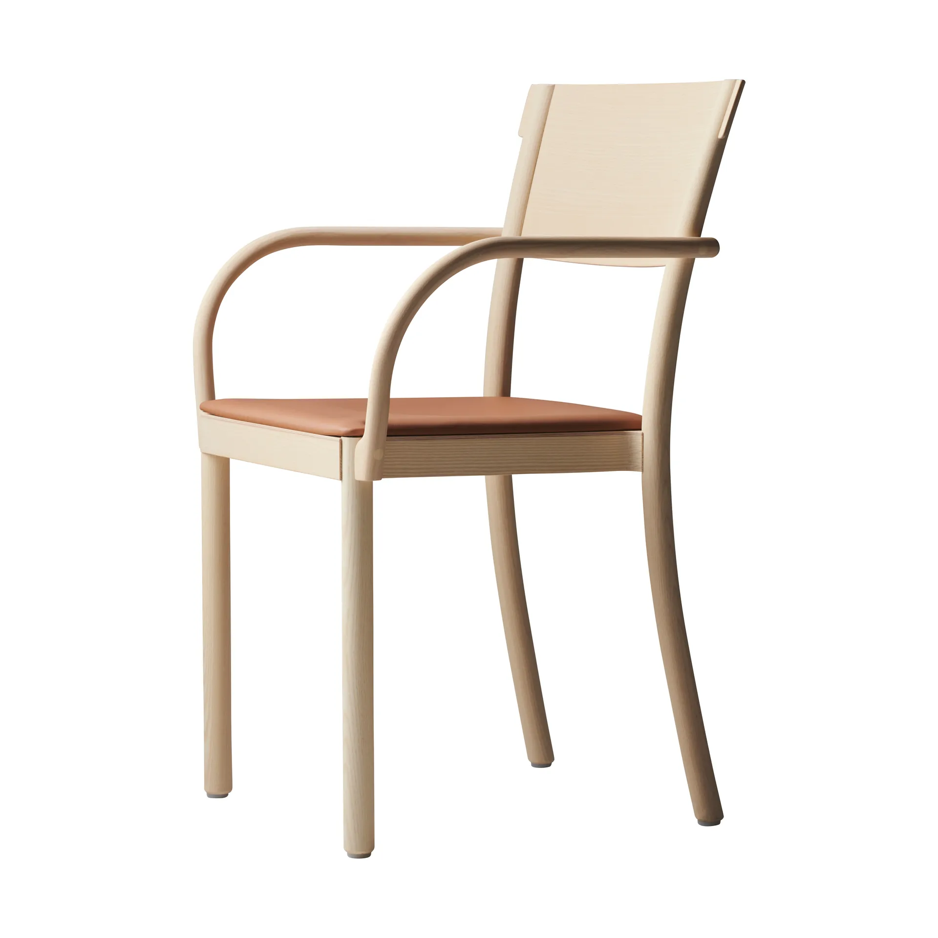 Light & Easy armstoel, Essenhout-white-elmosoft 33077 Gärsnäs