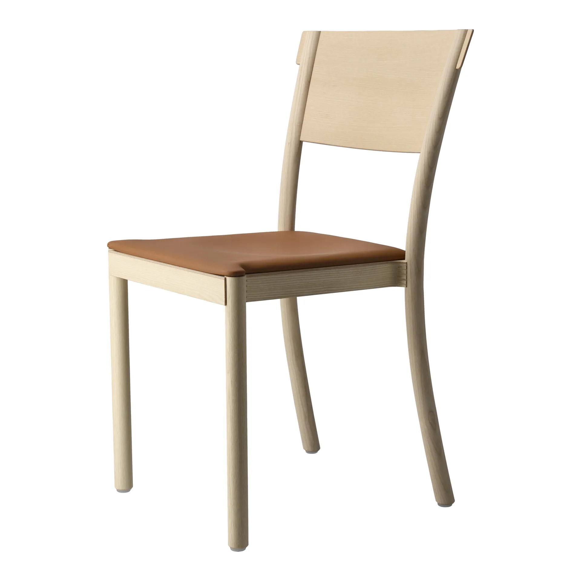 Light & Easy stoel, Essenhout-white-elmosoft 33077 Gärsnäs