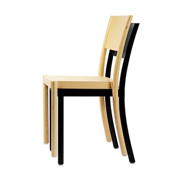 Light & Easy stoel - Essenhout-white-gefineerde zitting - Gärsnäs