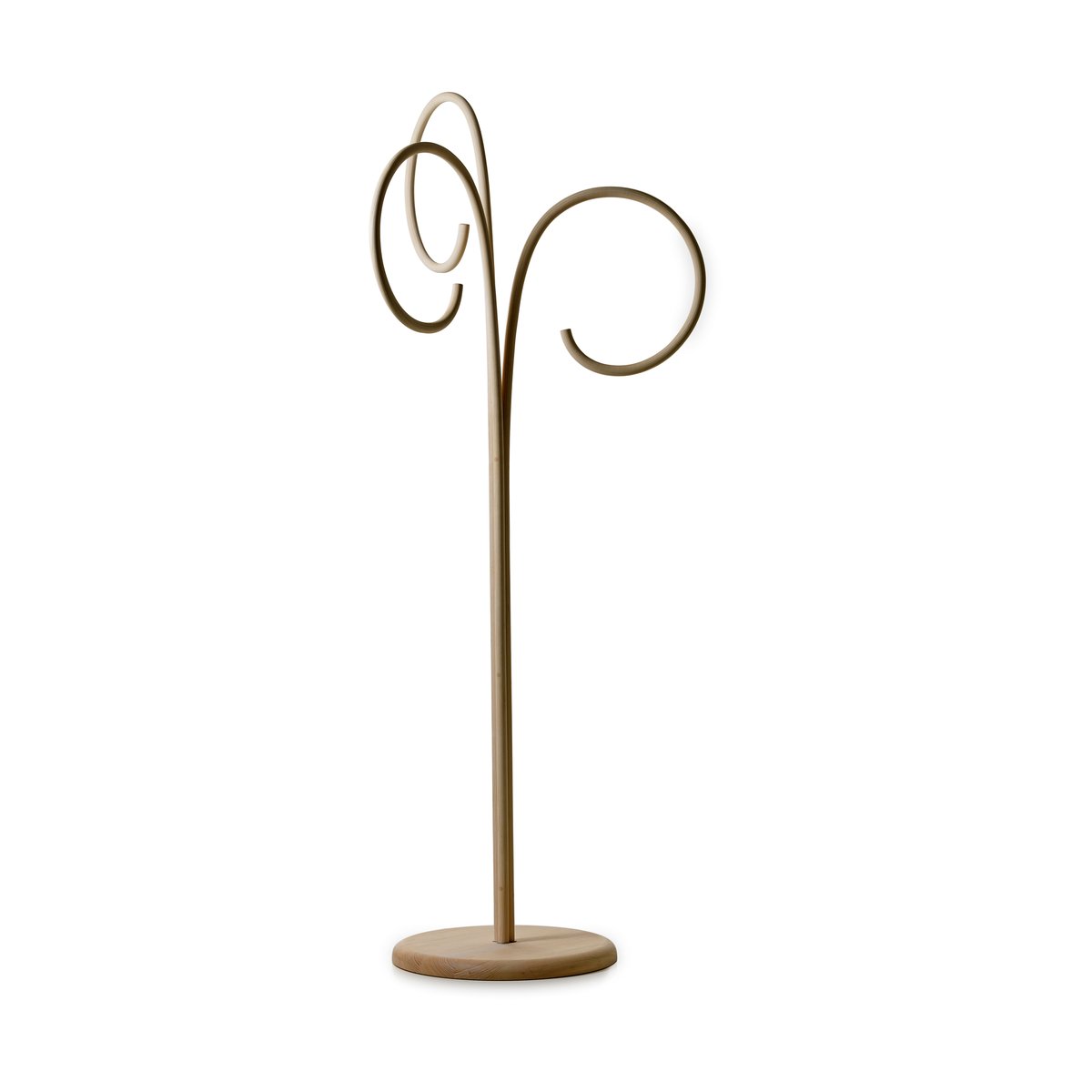 Gärsnäs Loop hanger Essenhout-white | Scandinavisch Interieur | Kapstokken & hangrekken | Geel
