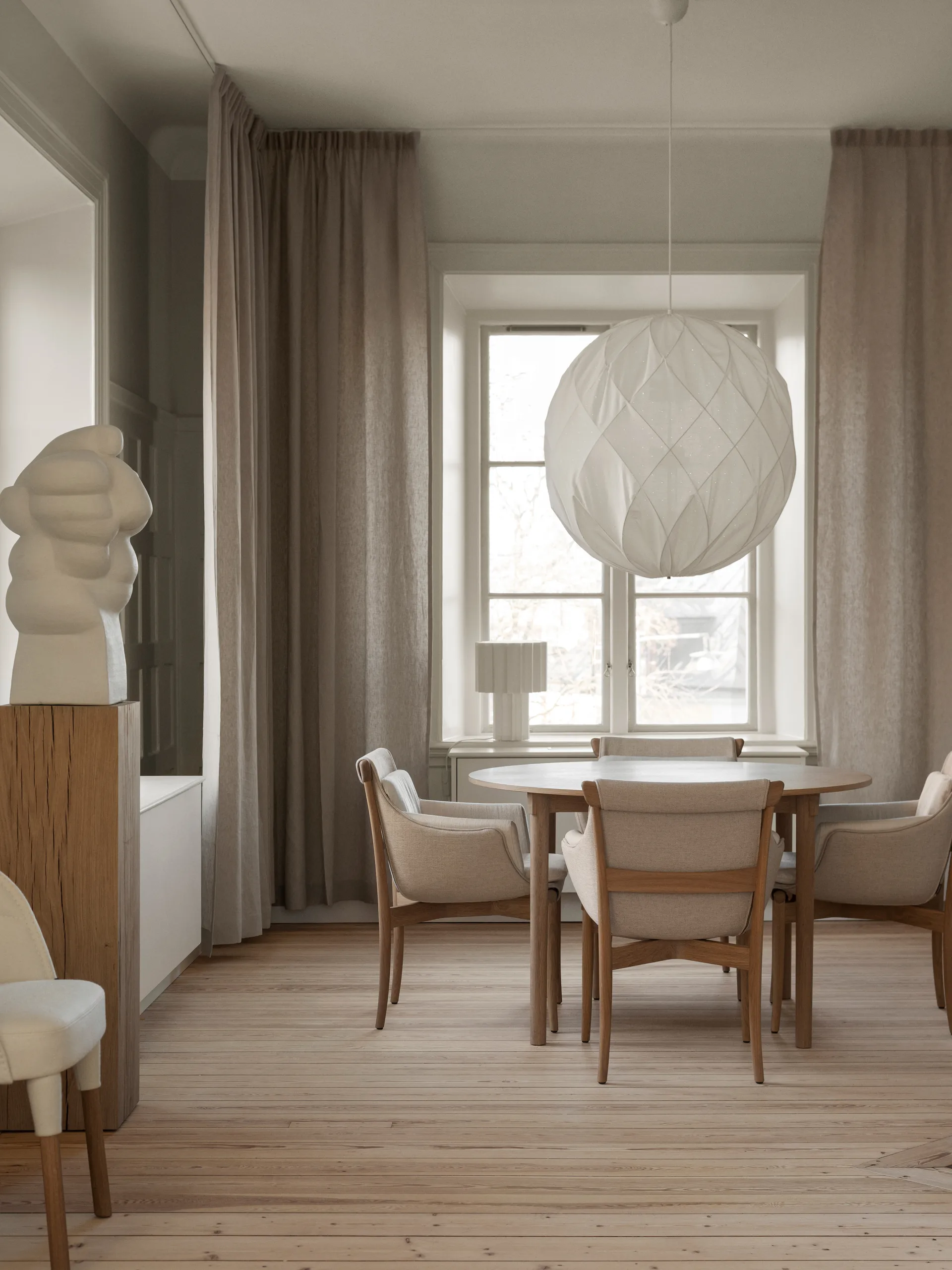 Tak tafel Ø120 cm, Eiken-natural Gärsnäs