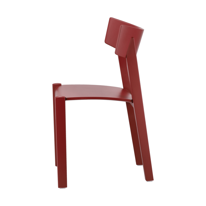Tati stoel - Beukenfineer zitting - rode beits - Gärsnäs