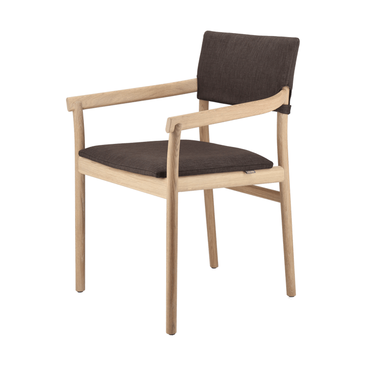 Vyn armstoel met gestoffeerde rug, Monocoat natural-Lido 46 mole Gärsnäs