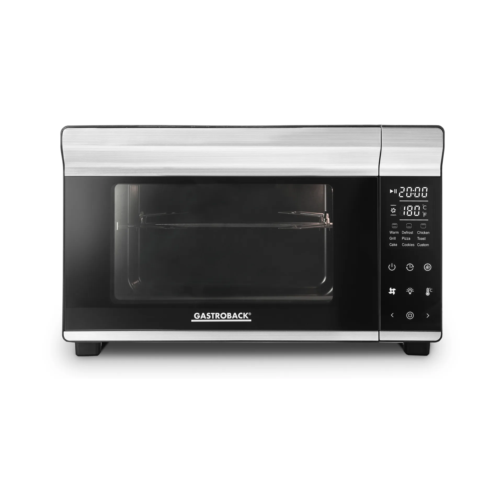 Gastroback Design 42814 Bake & Grill bistro-oven, Zilverkleurig Gastroback