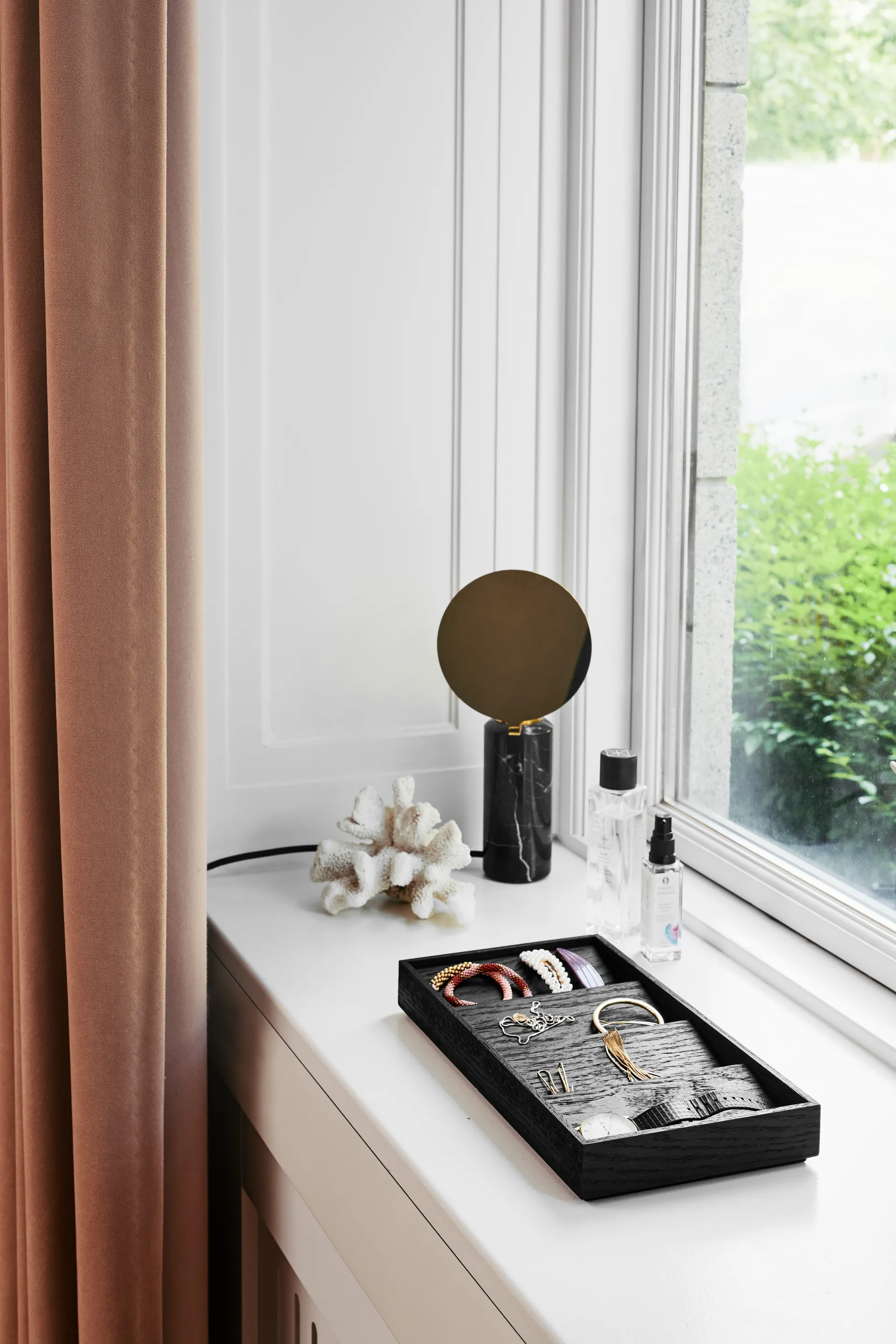 Duune organizer 4 opbergbakje, Zwart Gejst