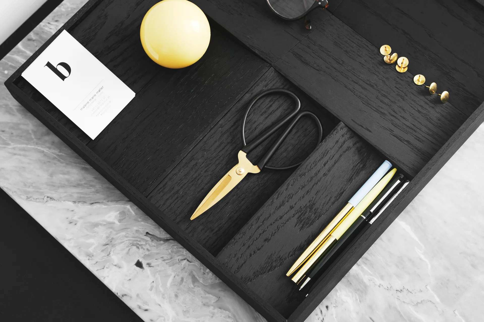 Duune organizer 8 opbergbakje , Zwart Gejst