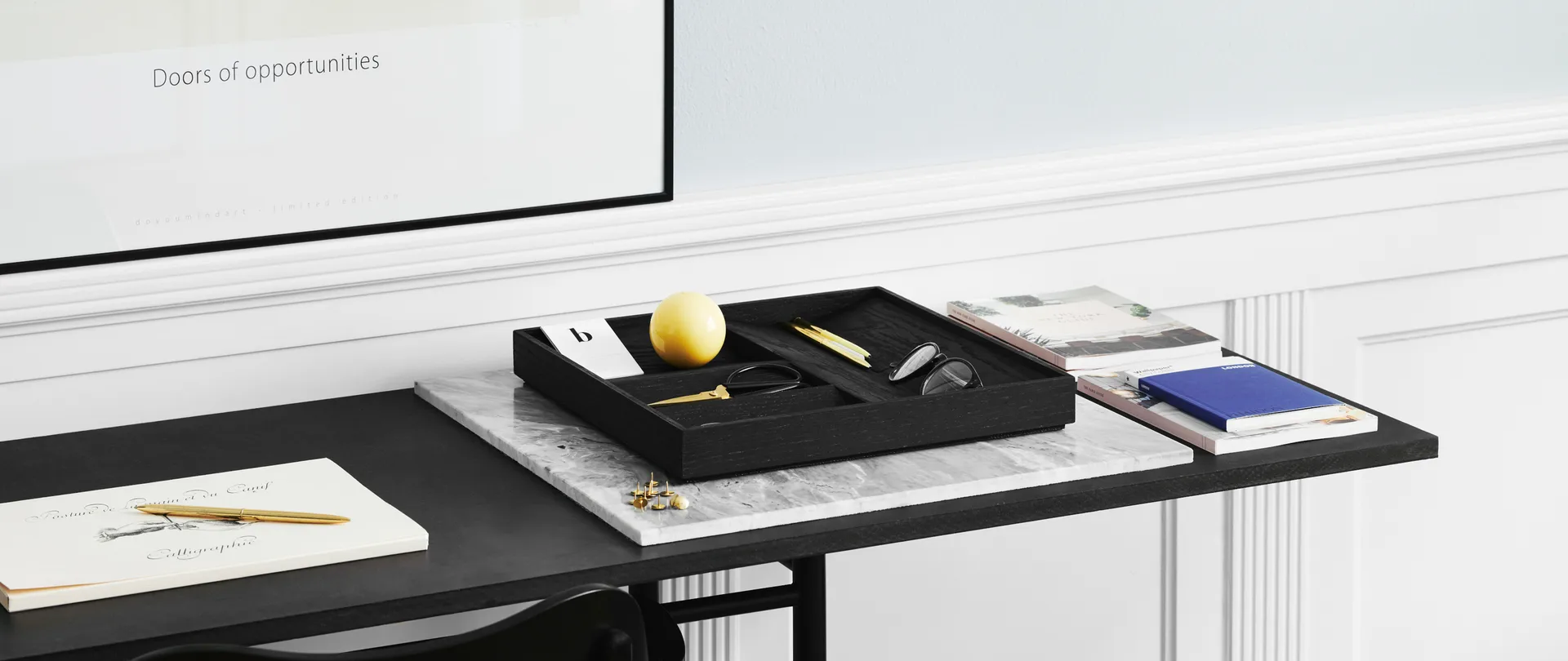 Duune organizer 8 opbergbakje , Zwart Gejst