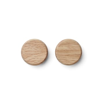 Flex Button knoppen voor magneetstrip 2 stuks - Eikenhout - Gejst