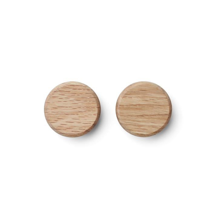 Flex Button knoppen voor magneetstrip 2 stuks, Eikenhout Gejst