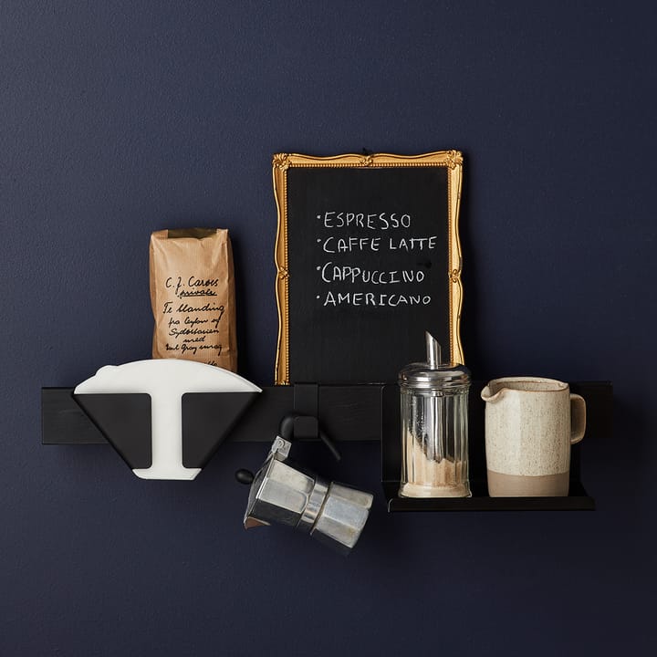 Flex koffiefilterhouder, Zwart Gejst