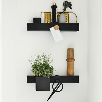 Flex Rail magneetrail 40 cm - Zwartgebeitst eiken-zwart - Gejst
