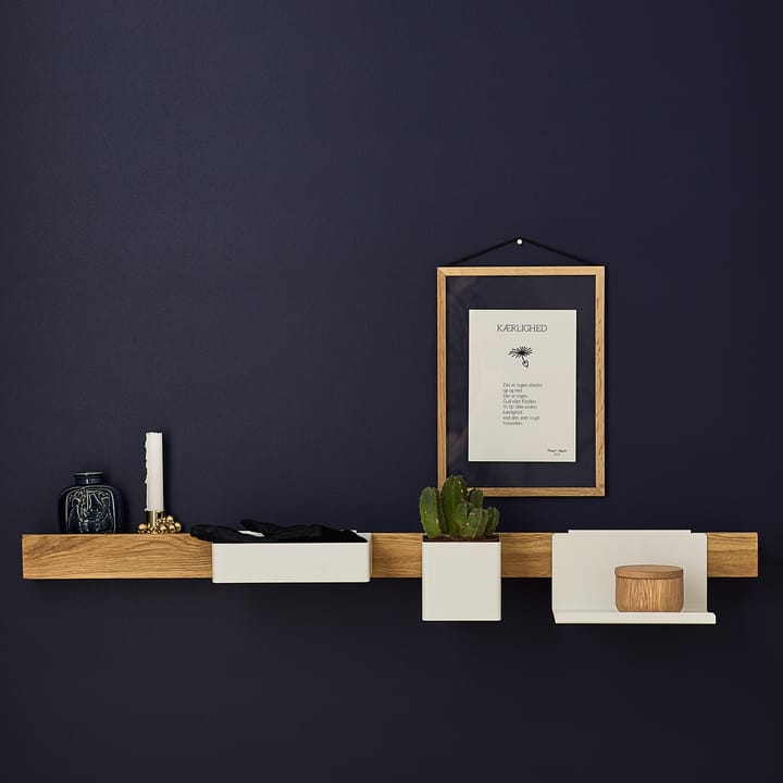 Flex Shelf plank 21 cm, Wit Gejst