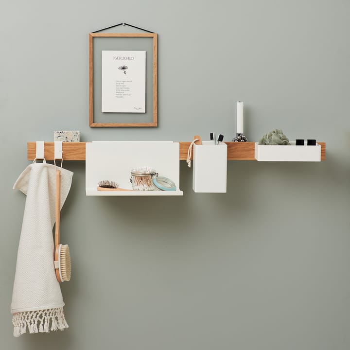 Flex Shelf plank 21 cm, Wit Gejst