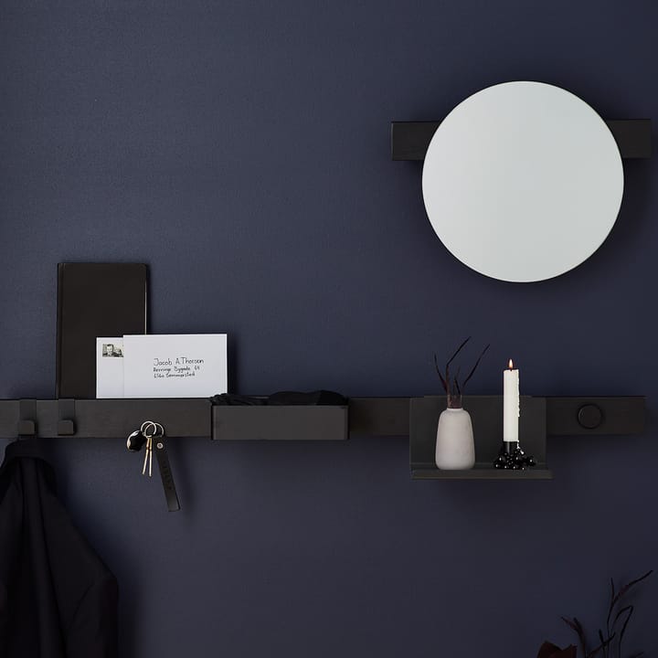 Flex Shelf plank 21 cm, Zwart Gejst