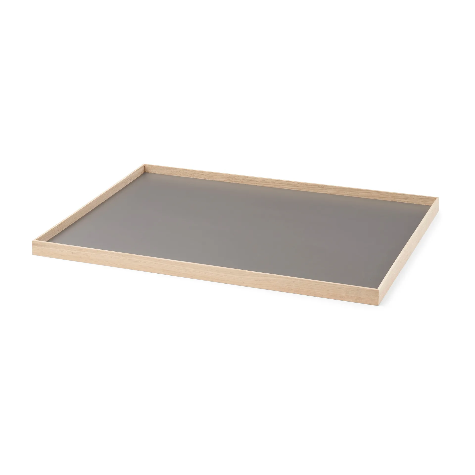 Frame dienblad large 35,5x50,6 cm, Eikenhout-lichtgrijs Gejst