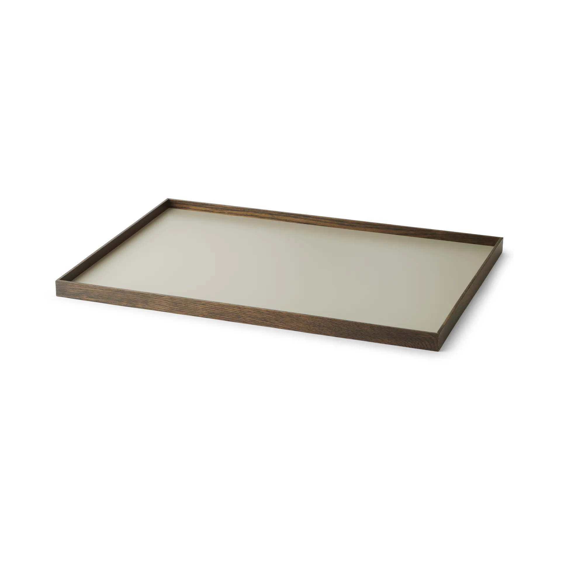 Frame dienblad large 35,5x50,6 cm, Gerookt eikenhout-grijs Gejst