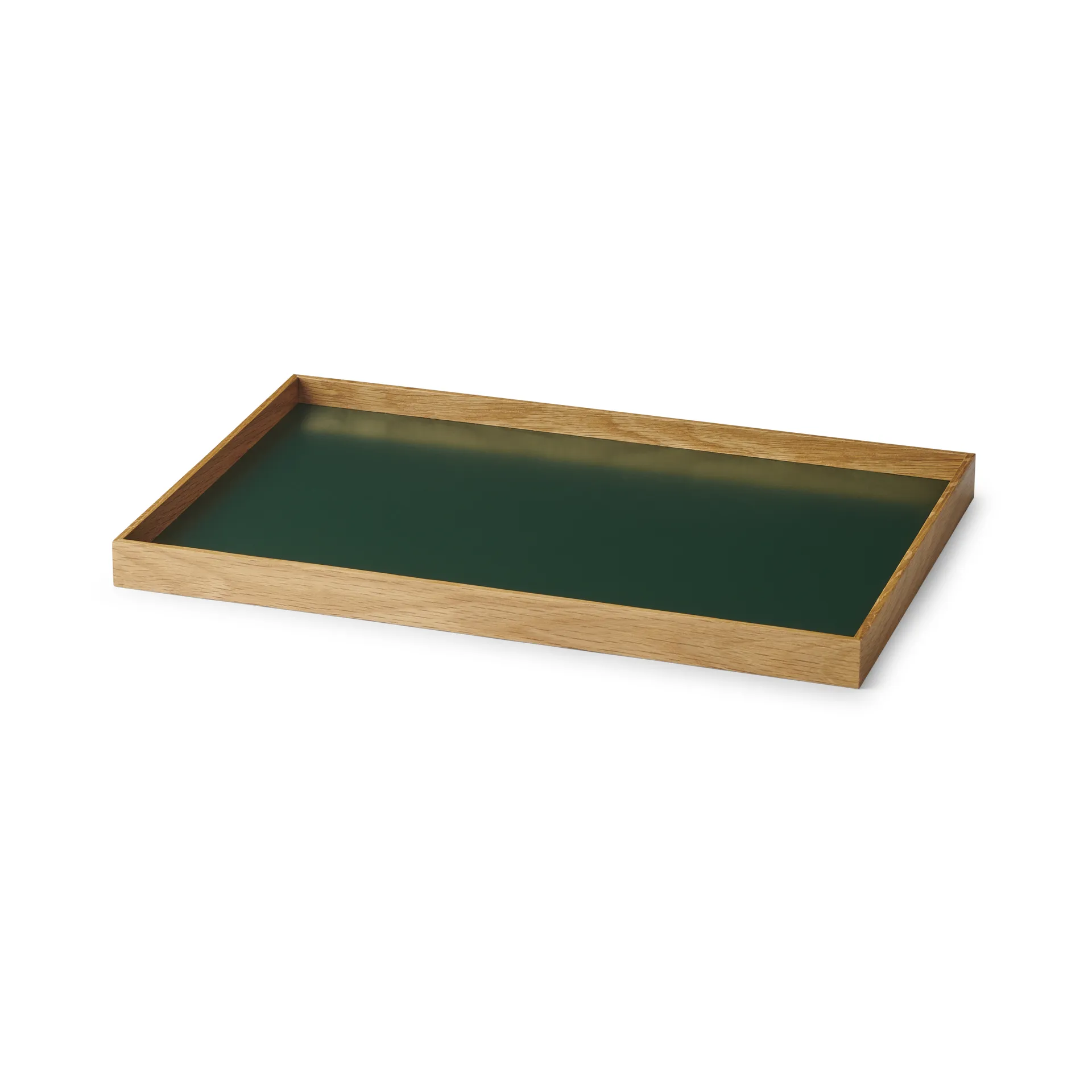 Frame dienblad medium 23x34 cm, Eikenhout-groen Gejst