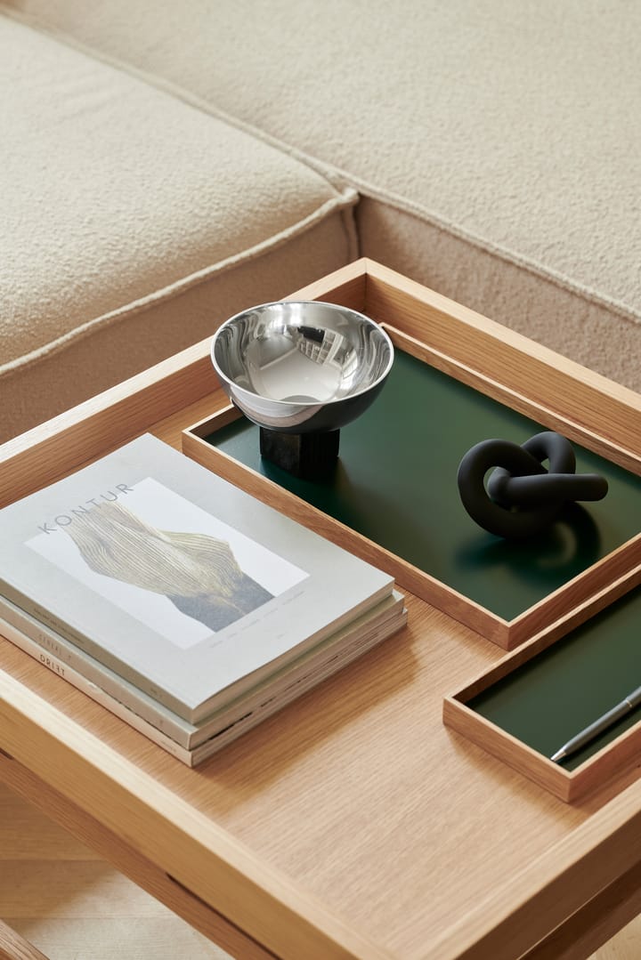 Frame dienblad medium 23x34 cm, Eikenhout-groen Gejst