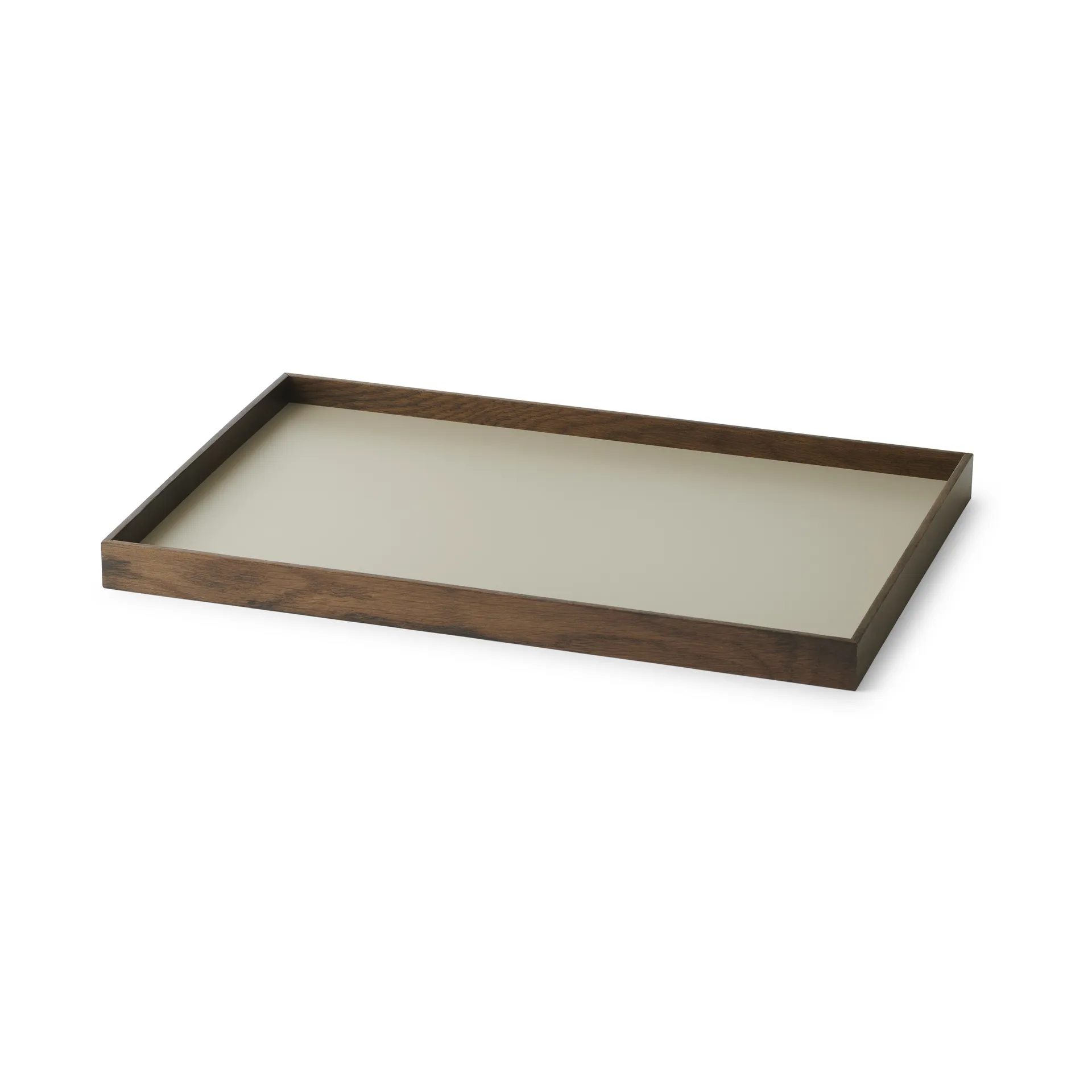 Frame dienblad medium 23x34 cm, Gerookt eikenhout-grijs Gejst