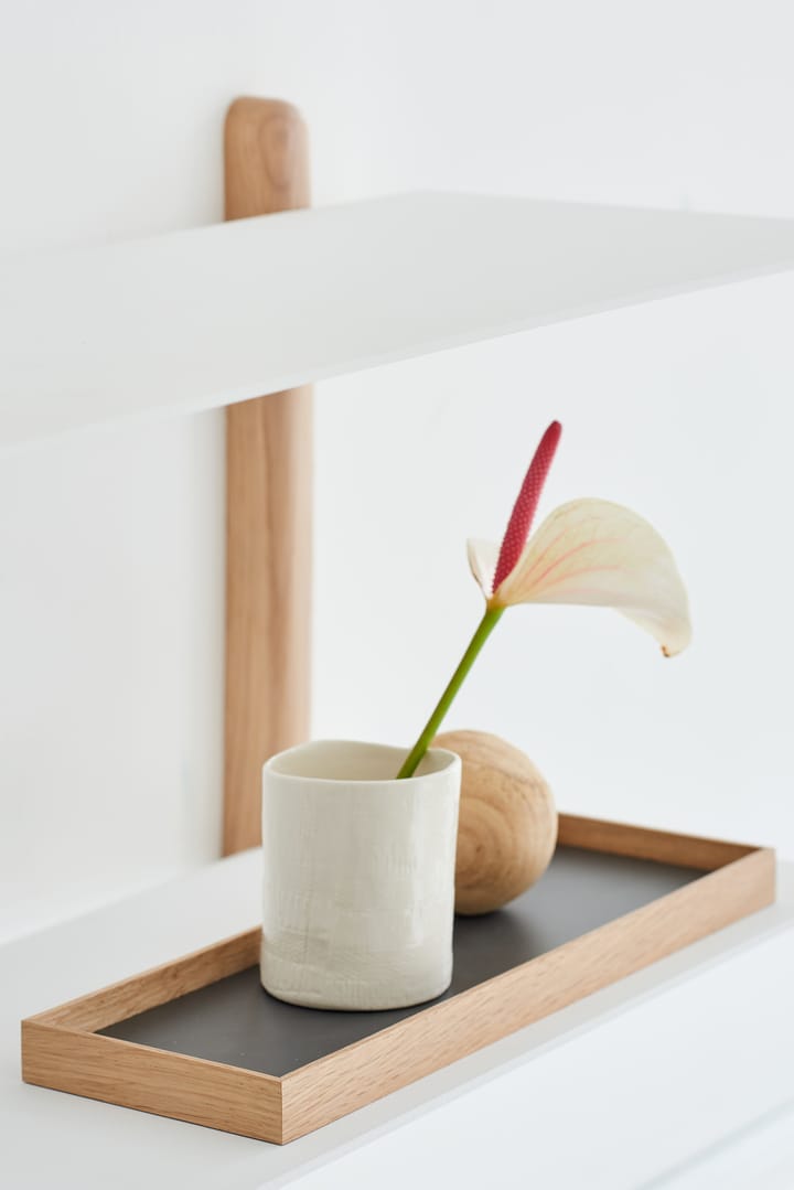 Frame dienblad small 11x32,4 cm, Eikenhout-lichtgrijs Gejst