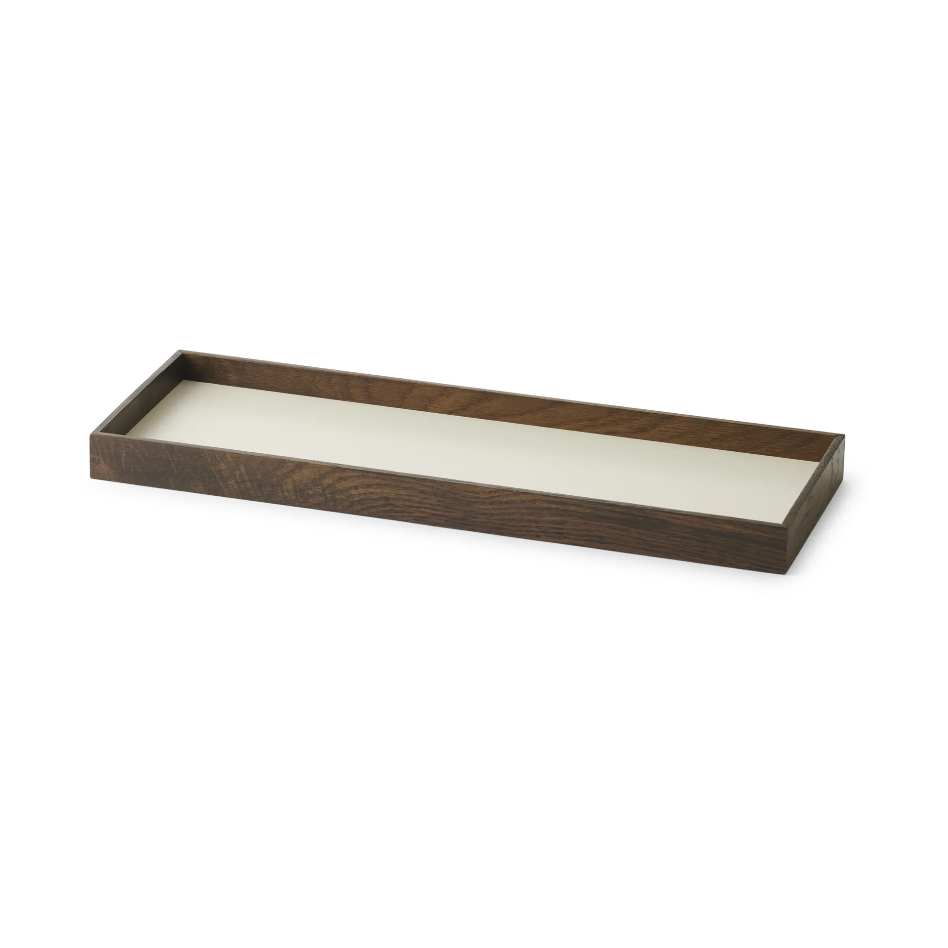 Frame dienblad small 11x32,4 cm, Gerookt eikenhout-beige Gejst