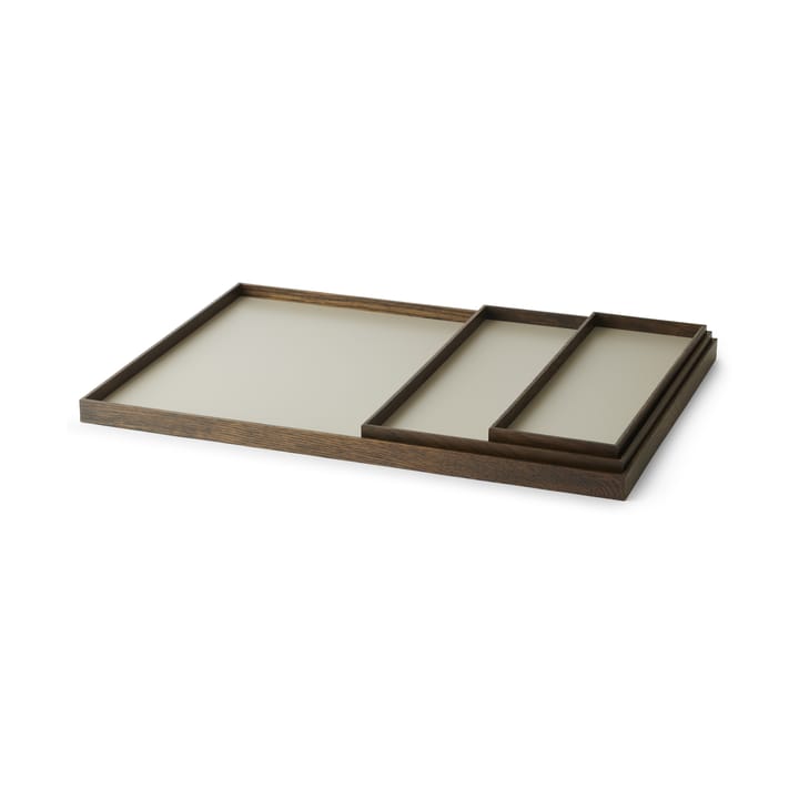 Frame dienblad small 11x32,4 cm, Gerookt eikenhout-grijs Gejst