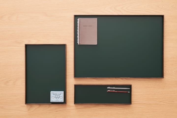 Frame dienblad small 11x32,4 cm, Gerookt eikenhout-groen Gejst
