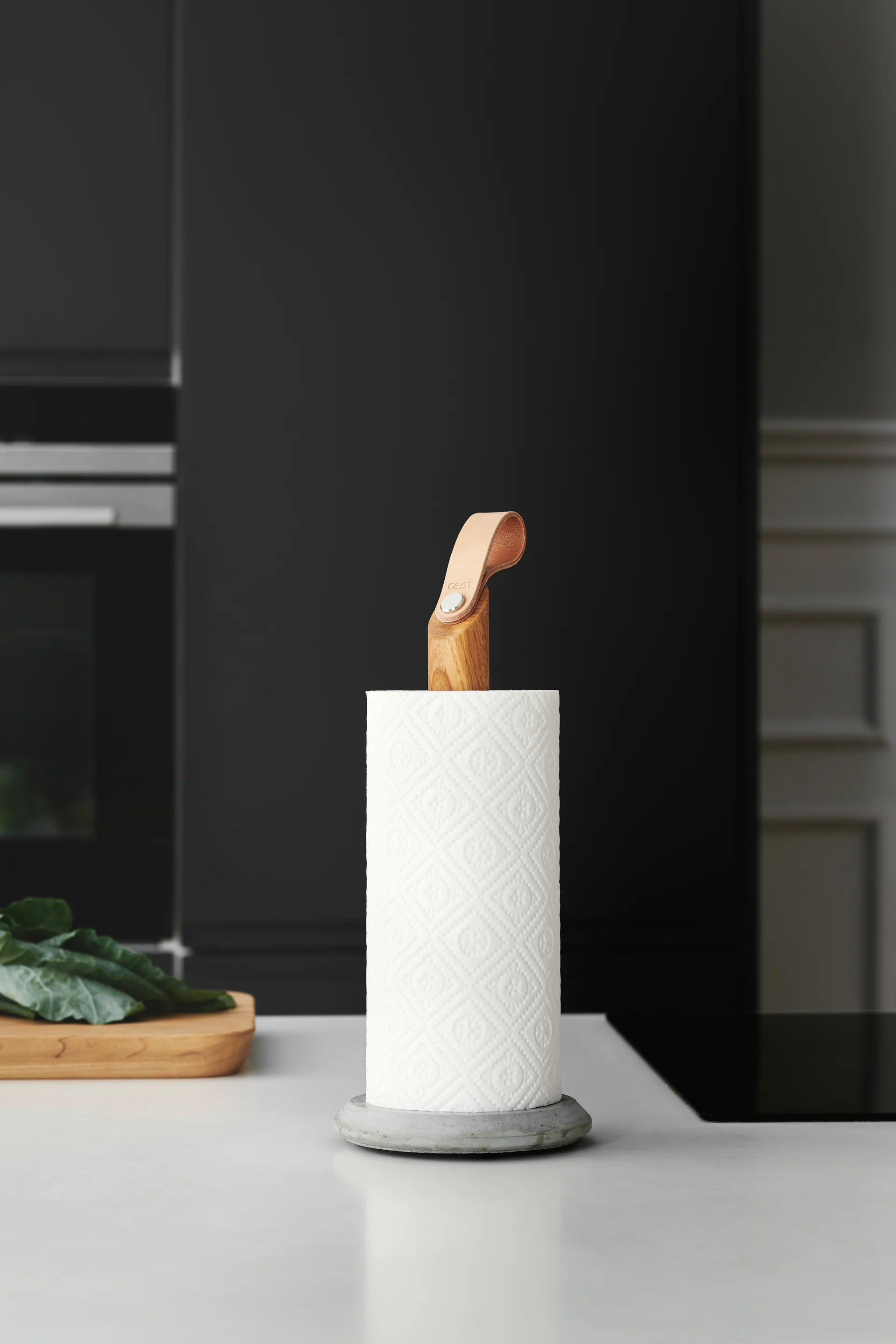 Grab keukenrolhouder, Eikenhout Gejst