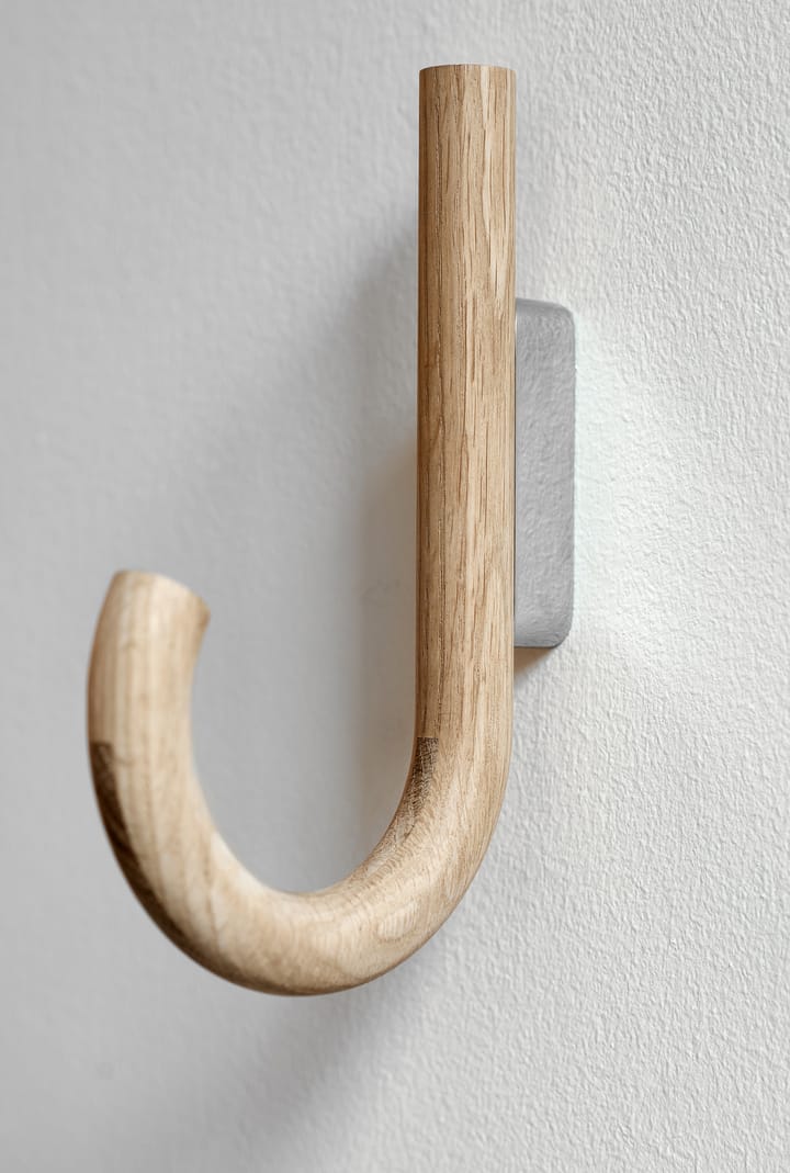 Hook haak 19 cm, Eikenhout-chroom Gejst
