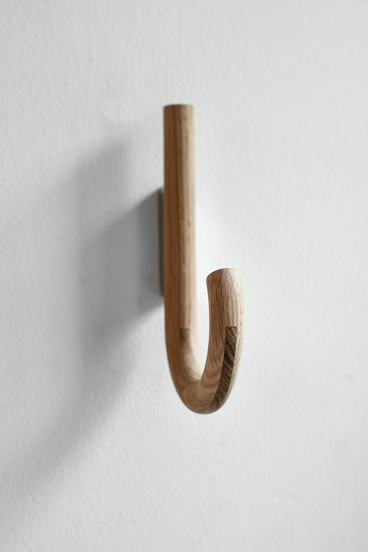 Hook haak 19 cm, Eikenhout-chroom Gejst