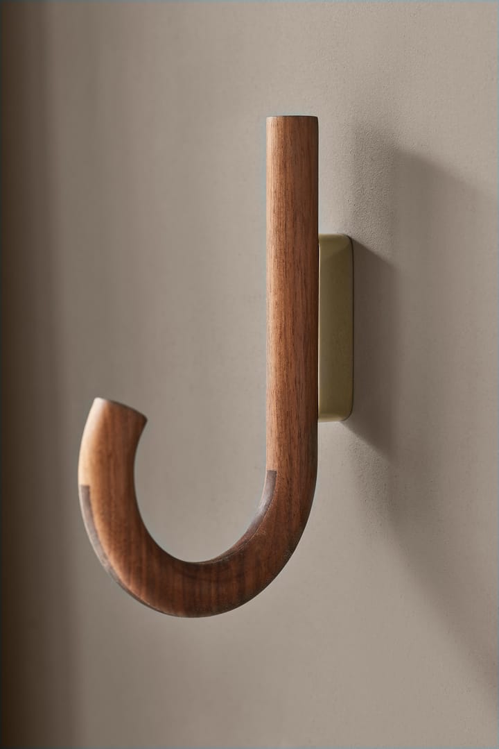Hook haak 19 cm, Walnoot-messing Gejst