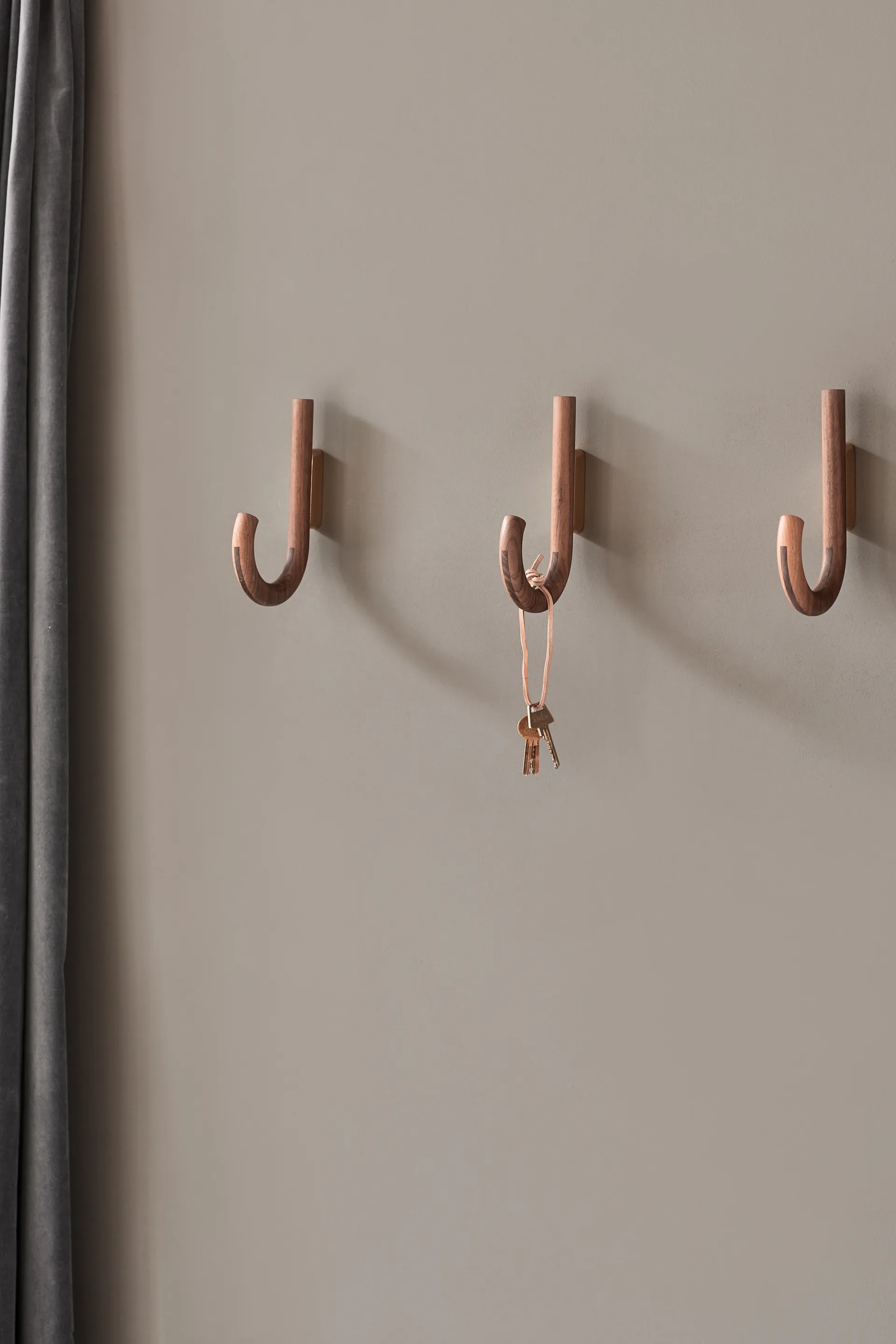 Hook haak 19 cm, Walnoot-messing Gejst