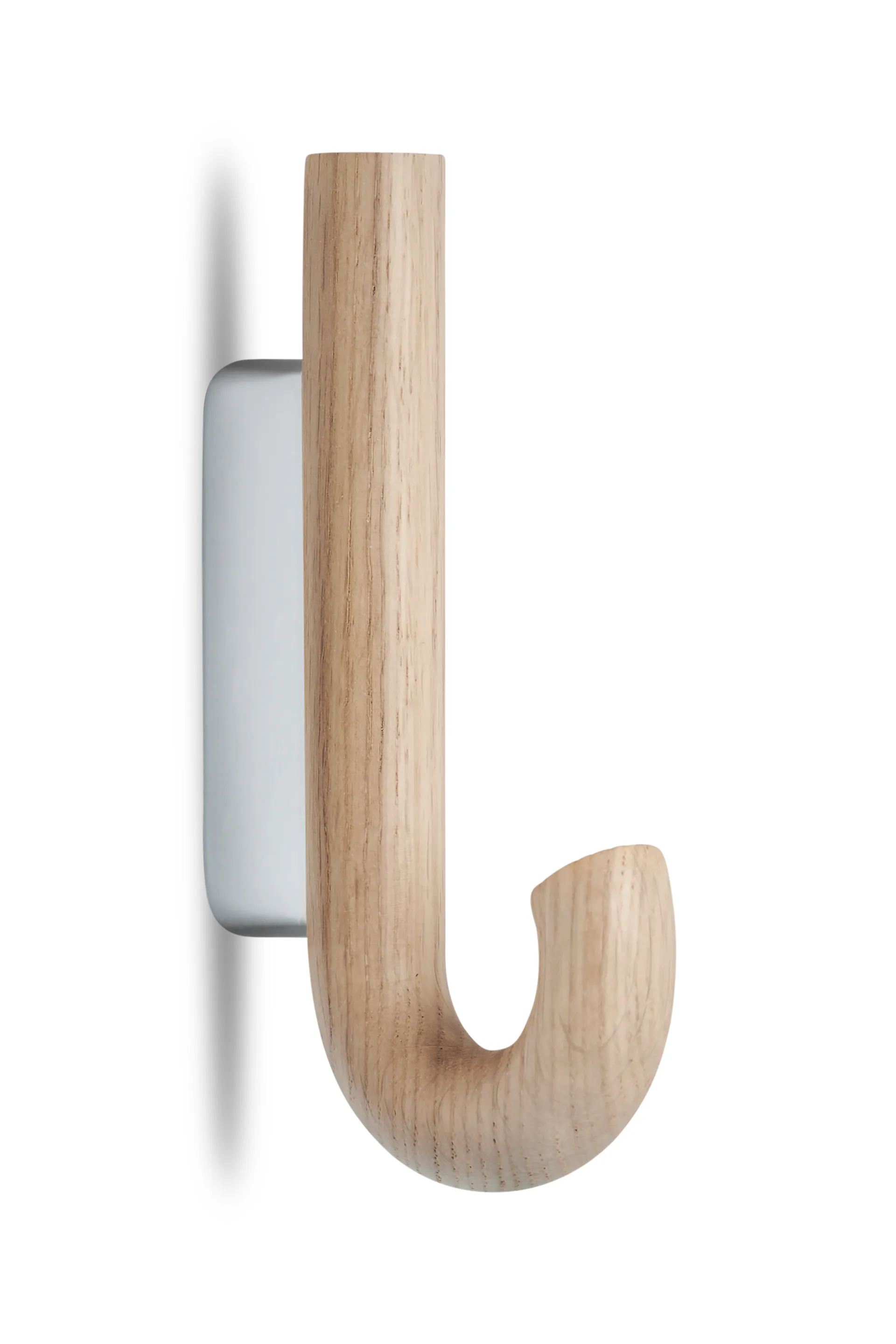 Hook haak mini 13,3 cm, Eikenhout-chroom Gejst