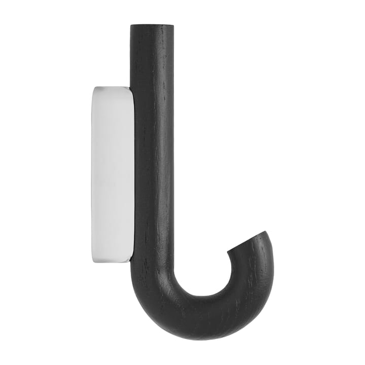 Hook haak mini 13,3 cm - Zwart eikenhout-chroom - Gejst