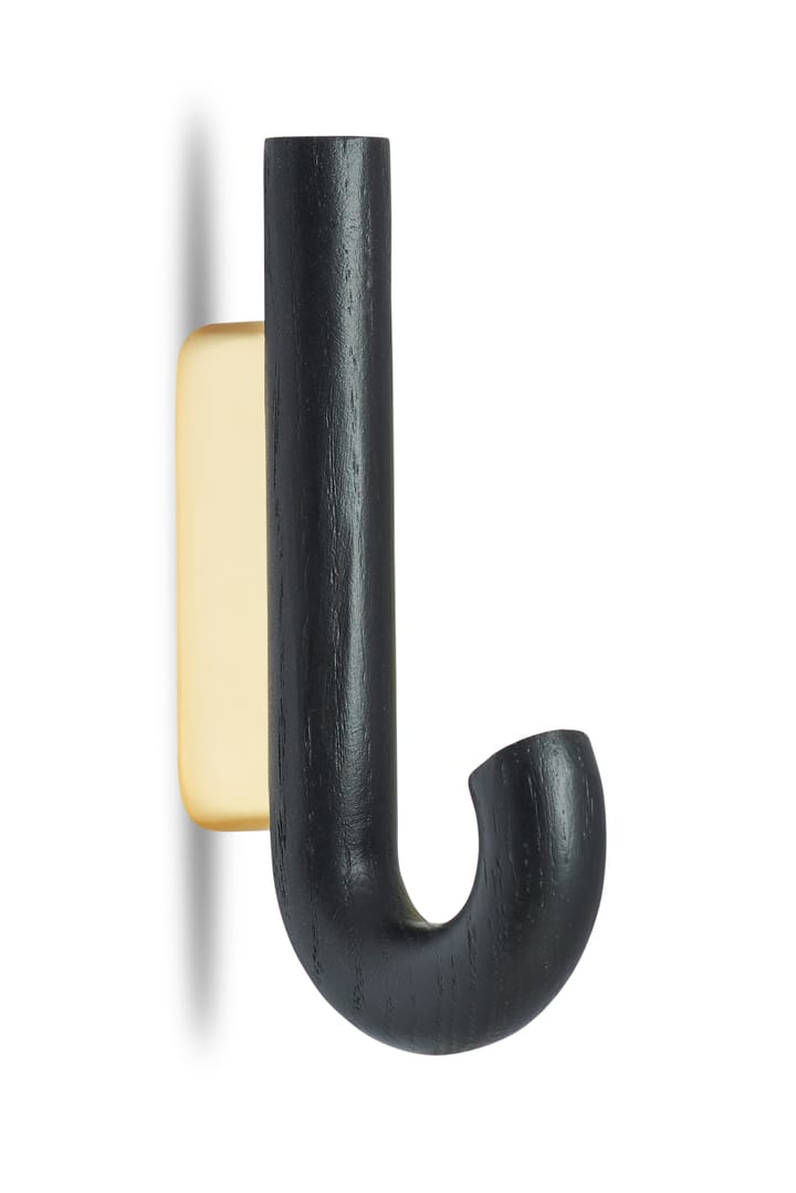 Hook haak mini 13,3 cm - Zwart eikenhout-messing - Gejst